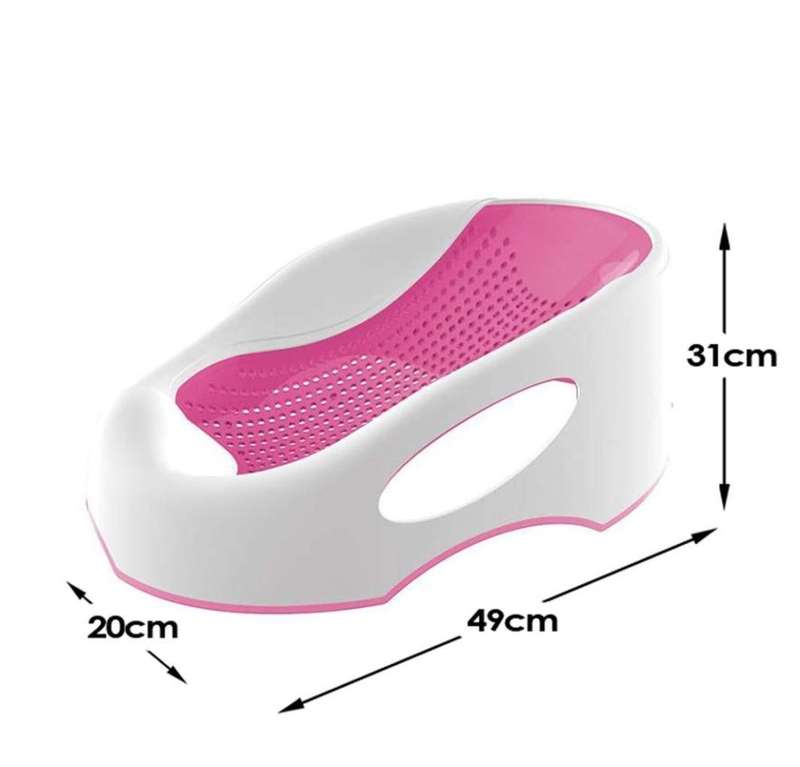 Baby Bath Support New Born Baby Bather 0-6 Months(Pink)