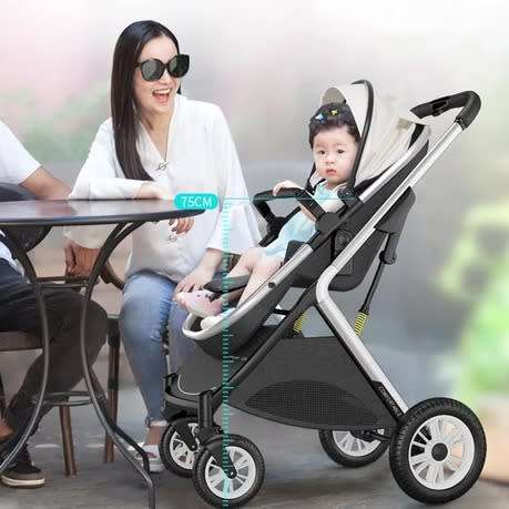 Multi functional Baby Stroller 2 In 1 Pram Baby Carriage High Landscape