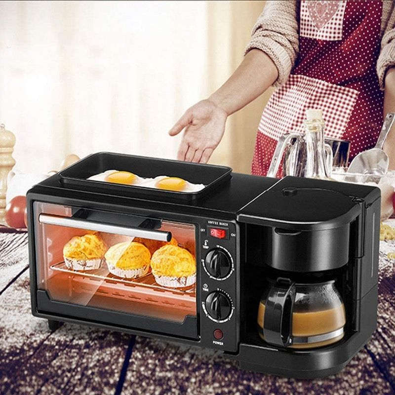 3-in-1 Mini Oven Electrical Breakfast Maker