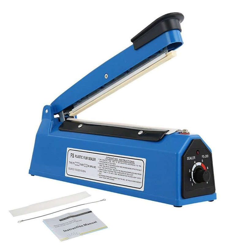 200mm Electric Impulse Sealer for PP/PE Bags Plastic
