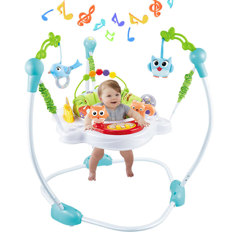 Kids Rainforest 3 In 1 Baby Walker Play Activity Center Baby Jumper Toy