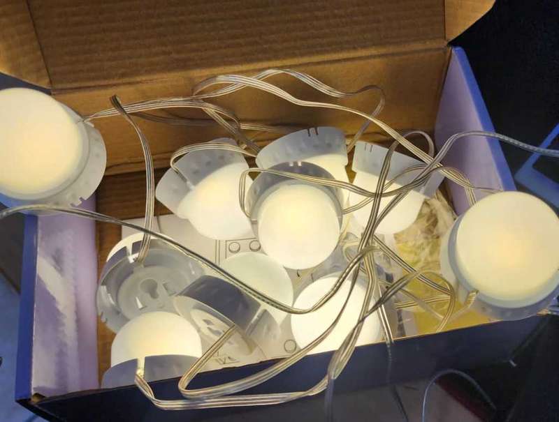 LED Light Bulbs Kit USB Charging Port DIY Comestic Make up Lamp