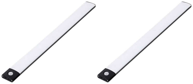 2 x LED Motion Activate Ultra Thin Cabinet Light,800mAh Stick-on Anywhere