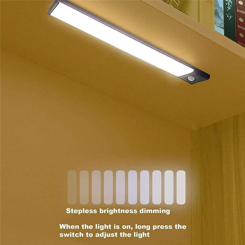 2 x LED Motion Activate Ultra Thin Cabinet Light,800mAh Stick-on Anywhere
