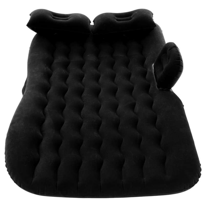 Car Air Mattress Set - Auto Inflatable Car Travel Bed for Sedan SUV Truck - Black