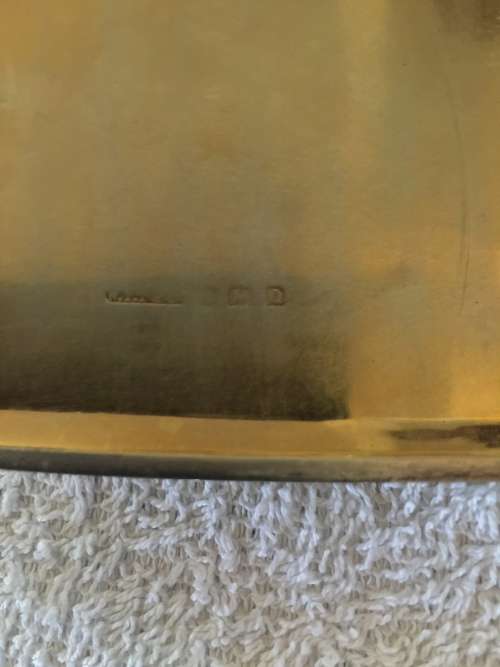 ANTIQUE/VTG ART DEKO STERLING SILVER CIGARETTE CASE HALLMARKED 1920-1930- 94g