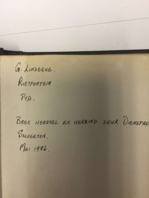 Bushveld Adventure- Victor Pohl -1950 -foreword by Deneys Reitz