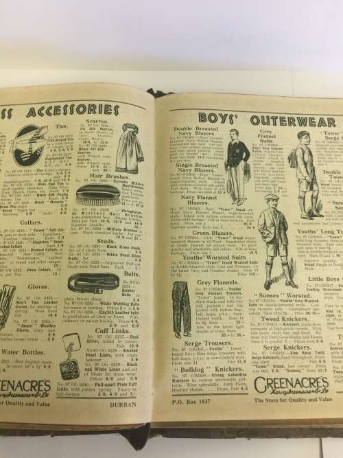 Rare Harvey Greencare Departmental store catalogue book 1926