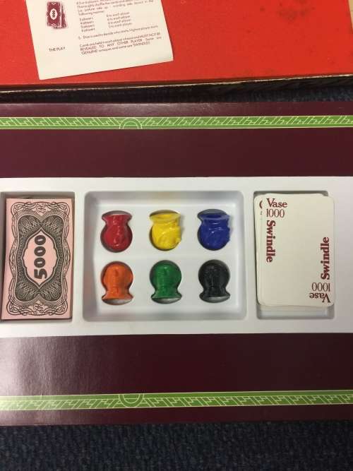 Vintage 1976 Waddingtons Swindle Board Game. 100% Complete