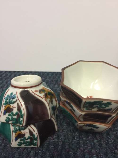 Asian Sake Bottle & Cups