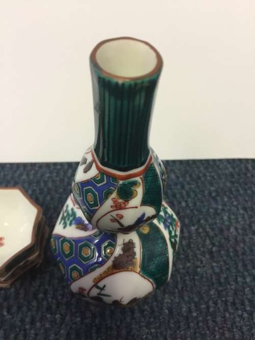 Asian Sake Bottle & Cups