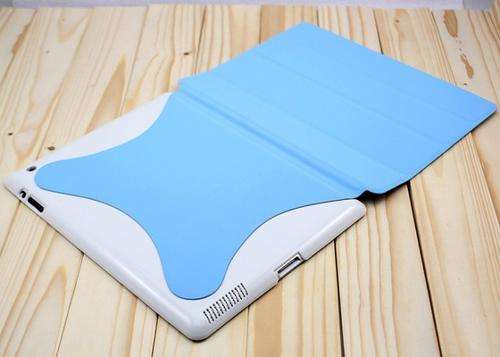 Blue iPad2 Smart Cover and Back Case - Spider design