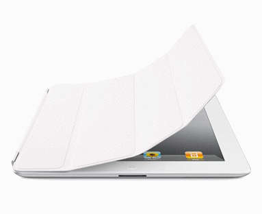 White iPad2 Smart Cover and Back Case - Spider design