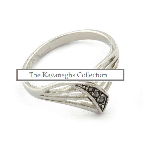 The Kavanaghs Collection - Simulated Black Diamond Ring