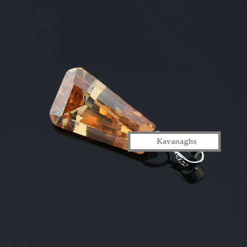 The Kavanaghs Collection - Sparkling Simulated Citrine Pendant