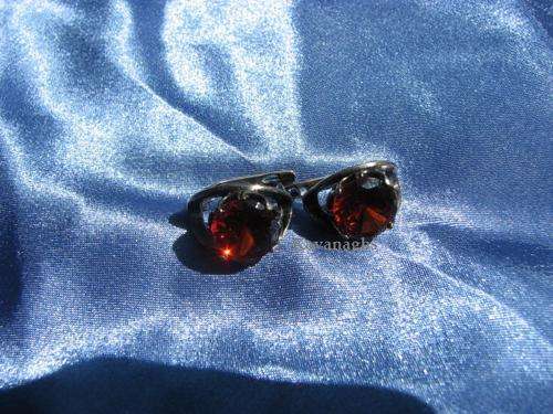 The Kavanaghs Collection - Sparkling Simulated Ruby Earrings