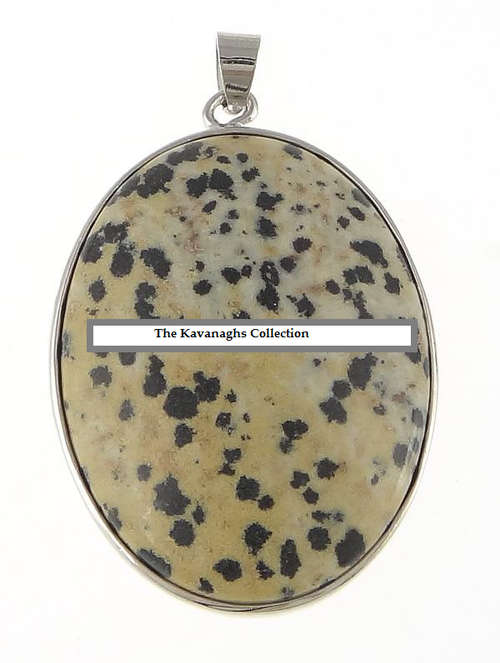 From the Kavanaghs Collection - Lovely Dalmatian Jasper Cabochon Pendant