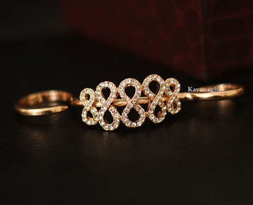 The Kavanaghs Collection - Sparkling Pave Rhinestone Knuckle Ring