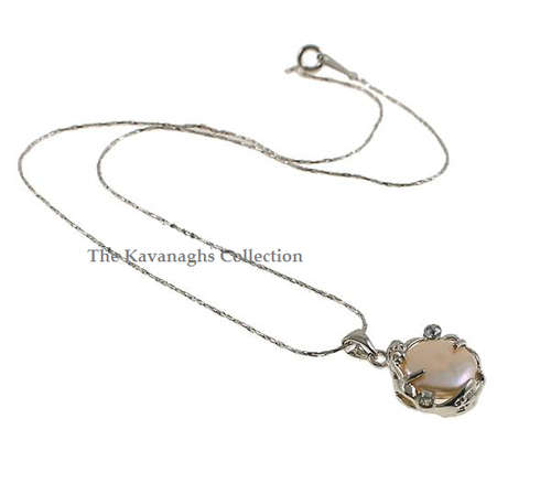 The Kavanaghs Collection - Cultured Coin Pearl Pendant and Necklace