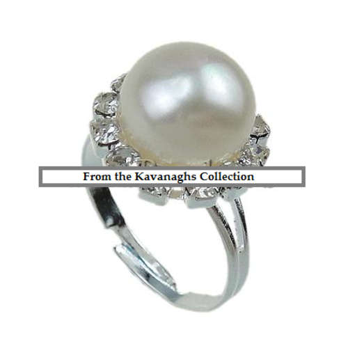 The Kavanaghs Collection - 11mm White Freshwater Pearl Ring
