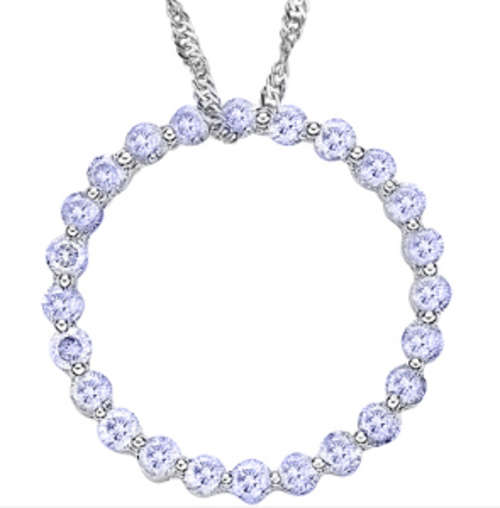 The Kavanaghs Collection - Alluring 1.00ct Genuine Tanzanite Pendant