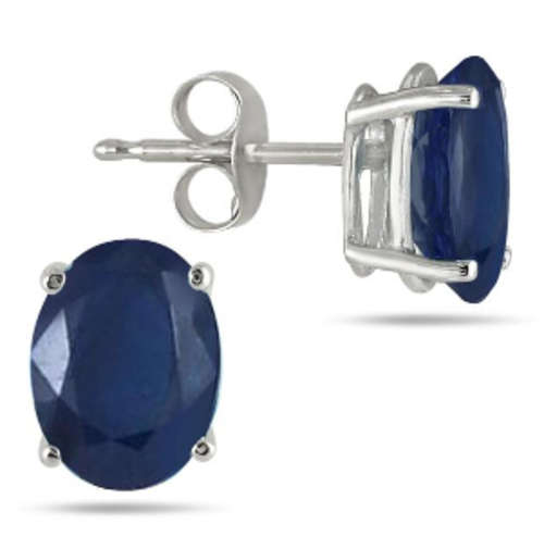 The Kavanaghs Collection - Classic 1.20cts Genuine Sapphire Earrings