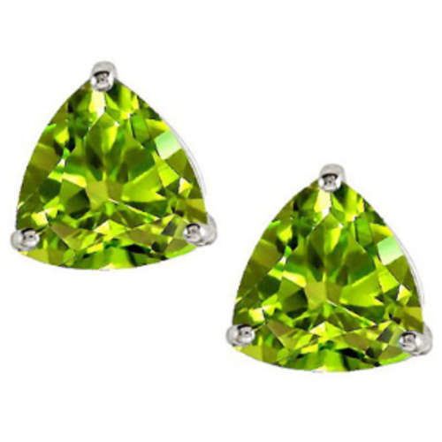 The Kavanaghs Collection - Elegant 1.10cts Genuine Peridot Earrings