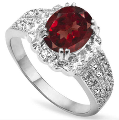 The Kavanaghs Collection - Magnificent 2.16cts Garnet and Diamond Ring