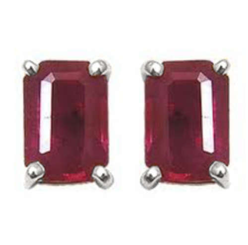 The Kavanaghs Collection - Classy 1.50cts Genuine Ruby Earrings