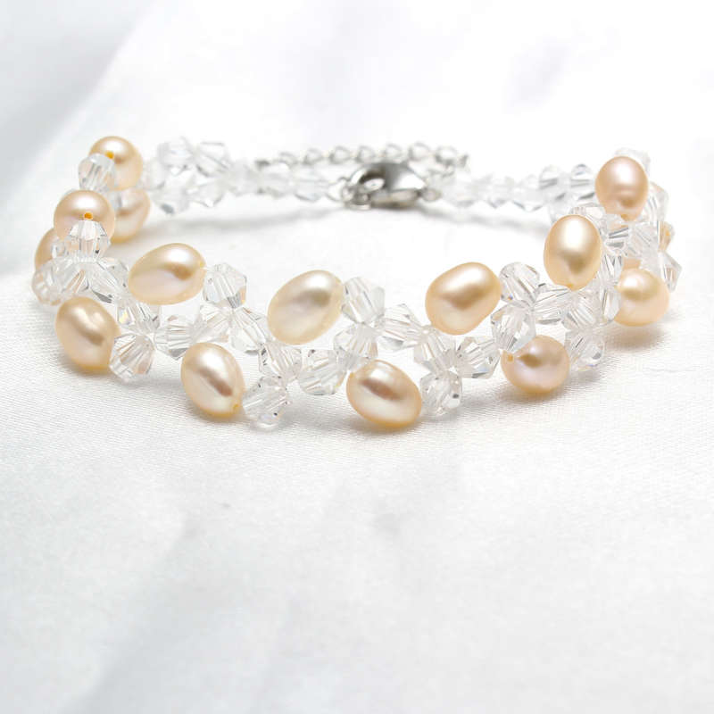 KAVANAGHS 11000 positive ratings - Lovely 6mm Cultured Genuine Freshwater Pearl Bracelet