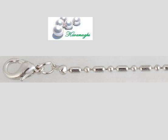 From the Kavanaghs Collection - 18K White Gold Plated Chain