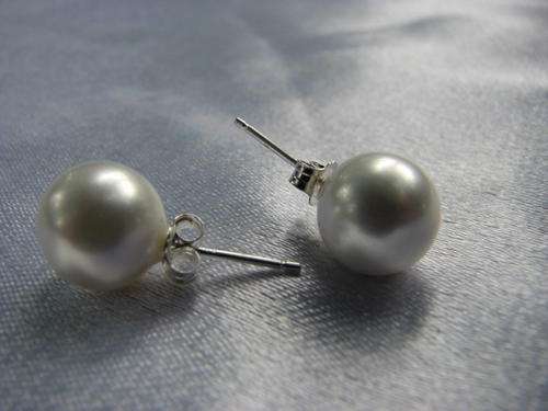 From the Kavanaghs Collection - 10mm Sea Shell Pearl Earrings