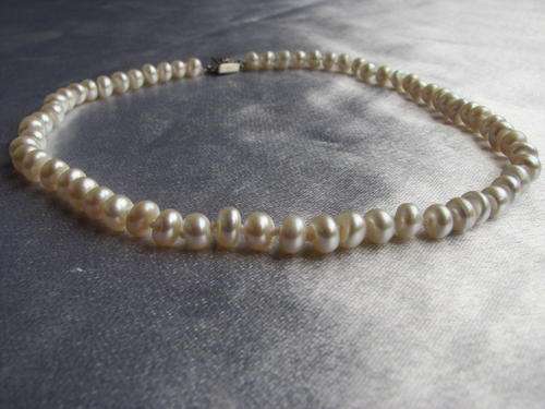 Kavanaghs - Hand Knotted White Freshwater Pearl Necklace
