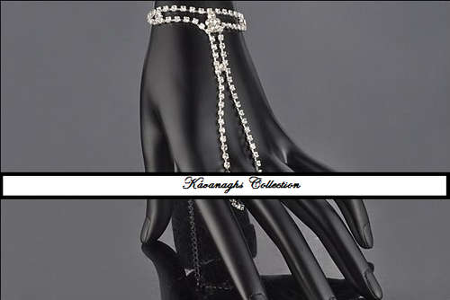 Kavanaghs Collection - Simulated Diamond Slave Bracelet
