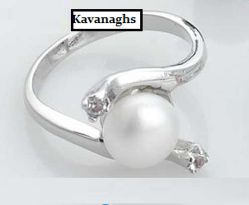 The Kavanaghs Collection - Cultured White Freshwater Pearl Ring