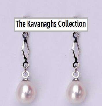 The Kavanaghs Collection - Cultured Lavender Freshwater Pearl Earrings