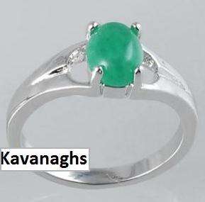 The Kavanaghs Collection - Green Malaysian Jade Ring