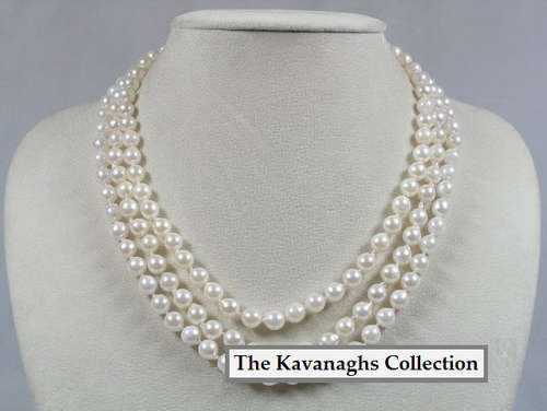 The Kavanaghs Collection - Beautiful Genuine Akoya Pearl Necklace