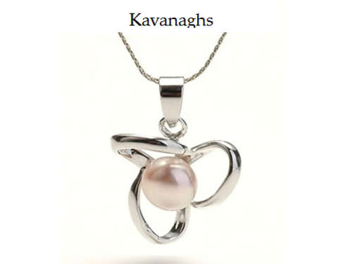 From the Kavanaghs Collection - 8mm Cultured Lavender Freshwater Pearl Pendant