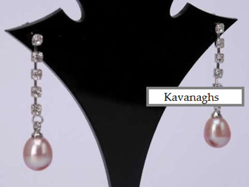 The Kavanaghs Collection - Cultured Lavender Freshwater Pearl Earrings