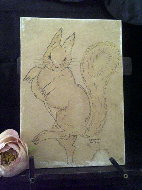 Beautiful - Beatrix Potter block pic. Rare find- only one set every made. Signed