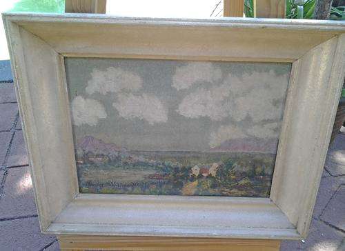 A lovely painting in a gorgeous thick Vintage frame - a must have painting.