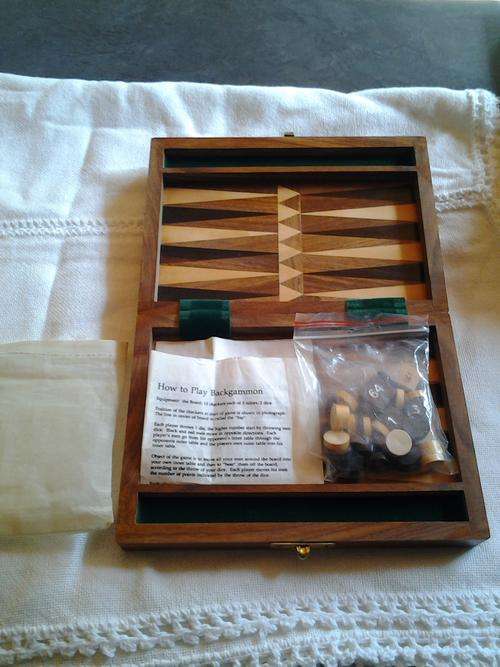 A Stunning Backgammon set - made in India - A definate must see.