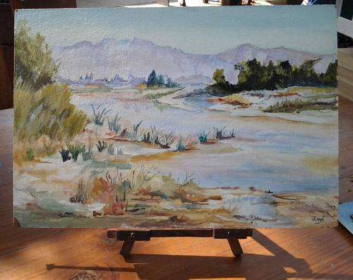 A Stunning painting by Artist "June" A definate for any art collector - see pics.