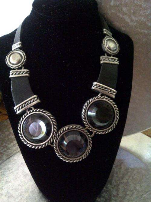 Pewter rich Necklace - S-T-U-N-N-E-R (Bargain Price)