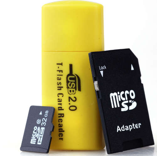 32GB Micro SD Class 10  Flash Memory Card + Adapter+ Card Reader