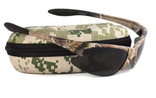 Polar Snow Camo Sunglasses "polarized, polycarbonate lens, case"