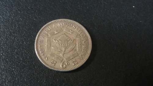 1949 6D SIXPENCE  - 80% SILVER - LOW MINTAGE YEAR