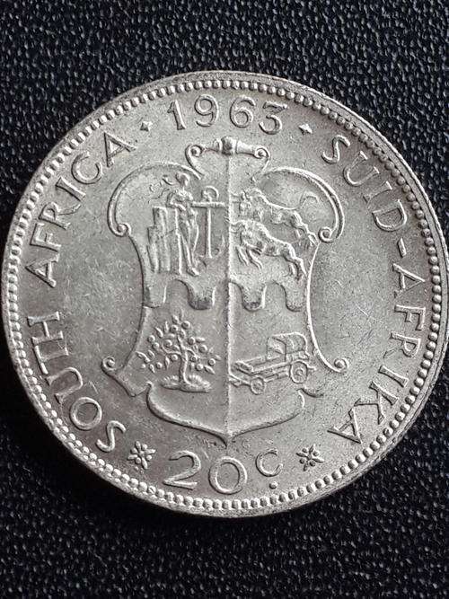 1963 SILVER 20 CENTS - VERY DECENT CONDITION - STARTING AT A CRAZY R1