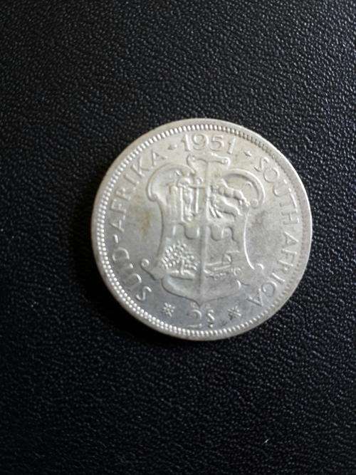 1951 UNION SILVER 2 SHILLINGS - VERY DECENT CONDITION